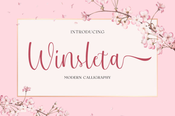 Winsleta Script & Handwritten Font By fanastudio