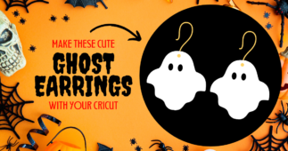 Make These Cute Ghost Earrings with Your Cricut