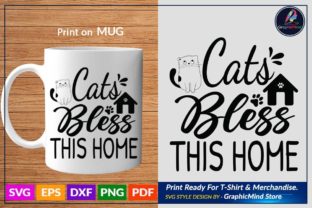 Cat T Shirt Design for Cat Lover Gráfico Manualidades Por GraphicMind 2