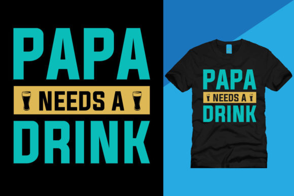 Dad Typography T-Shirt Design. Graphic T-shirt Designs By sayedhasansaif04