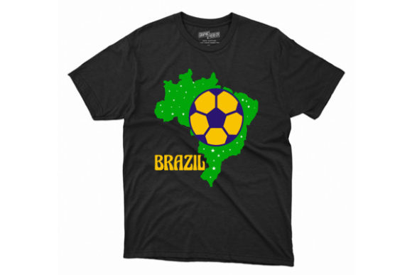 Brazil Grafica Design di T-shirt Di Creative Designs