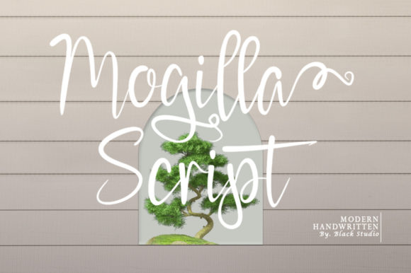 Mogilla Script Script & Handwritten Font By Black Studio