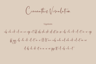 Cinemathic Visualation Script & Handwritten Font By Fikryal Studio 12