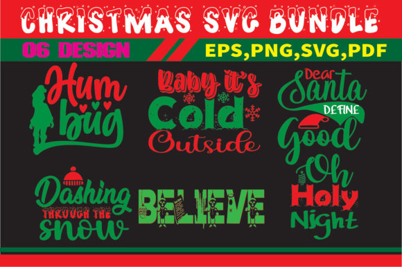 Christmas Day Bundle Graphic T-shirt Designs By RightDesign