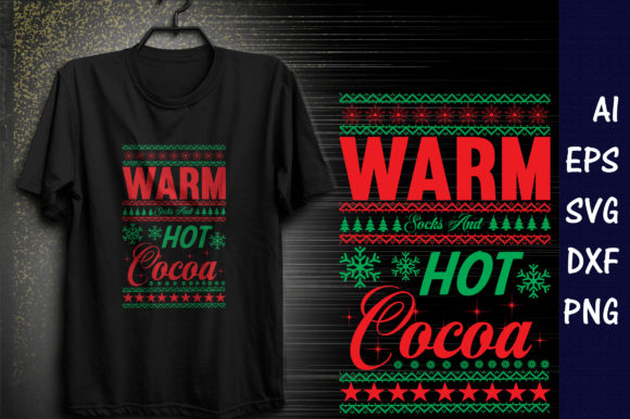 Christmas T-shirt Design with This INST Graphic Print Templates By Smart Store