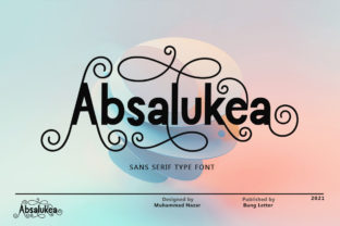 Absalukea Sans Serif Font By bungreja123 1