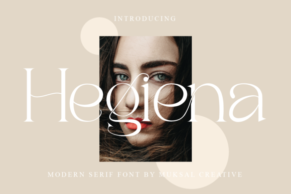 Hegiena Serif Font By Muksal Creative