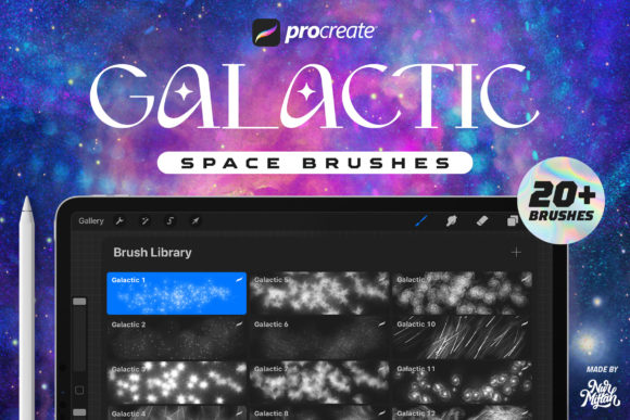 Procreate Galactic Brushes Graphic Brushes By Nurmiftah