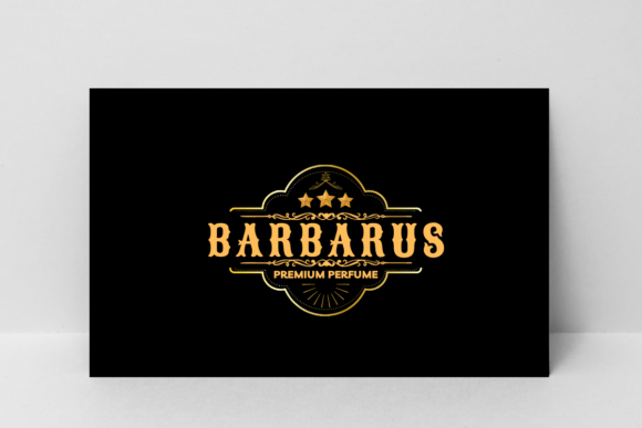 Barbarus Luxurious Perfume Logo Graphic Logos By Pliket Studio