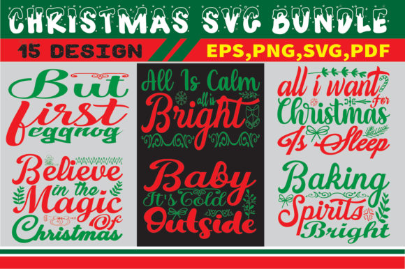 Christmas SVG Bundle Graphic Illustrations By RightDesign