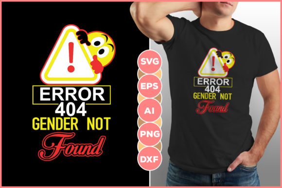 Error 404 Gender Not Found Pansexual Graphic Crafts By Infinitygraph