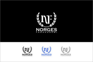 Initial Logo Template NF Illustration Logos Par Typecase