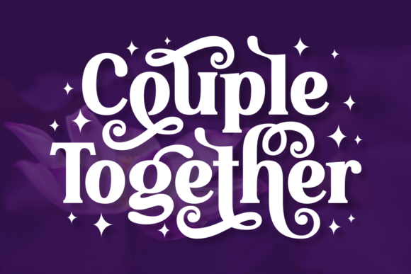 Couple Together Serif-Schriftarten Schriftart Von Jasm (7NTypes)