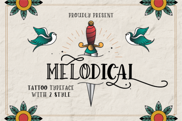 Melodical Display Font By qwrtypefoundry