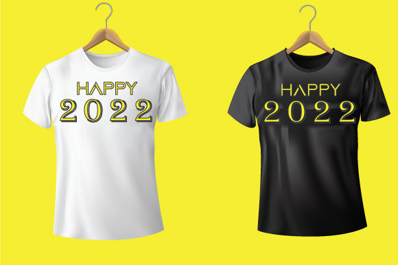 T-Shirts-New Year 2022 Graphic Print Templates By atondri01