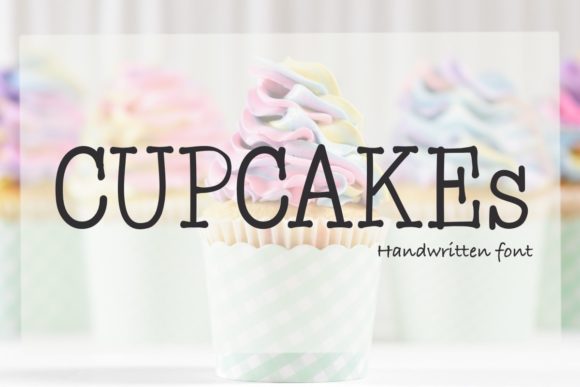 Cupcakes Slab Serif Font By PeamCreations