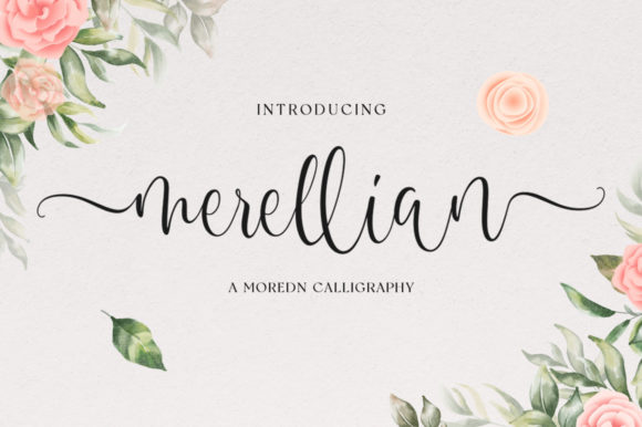 Merellian Script & Handwritten Font By fanastudio