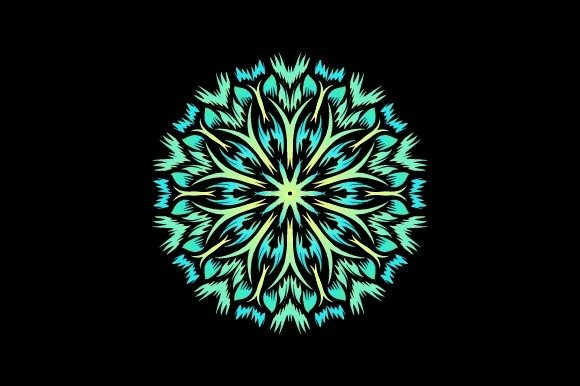 Beautiful Mandala SVG Graphic Logos By Almairatype Studio