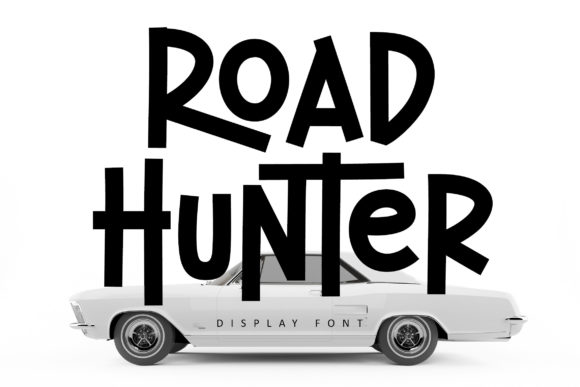 Road Hunter Display Font By fontherapy