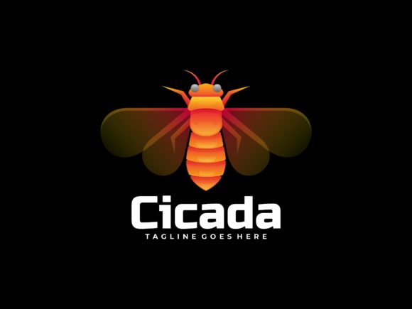 Cicada Gradient Logo Grafik Logos Von artnivora.std