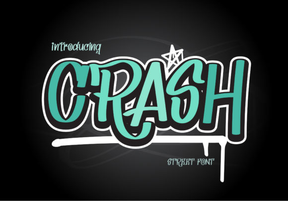 Crash Display Font By BB Type Studios