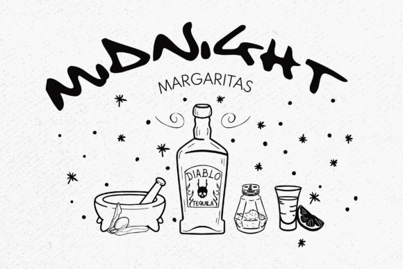 Practical Magic Midnight Margaritas Graphic Illustrations By camelsvg