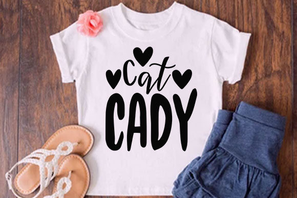 CAT T SHIRT Design, Cat Cady Graphic Print Templates By Svg Discover Studio