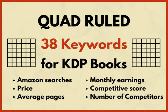 Quad Ruled Graphic KDP Keywords By Deleya Design