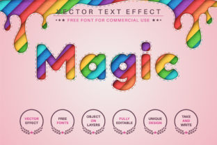 Rainbow Paper - Editable Text Effect Graphic Layer Styles By rwgusev 1