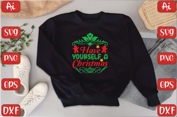 Have Your Self a Christmas Graphic T-shirt Designs By AI King
