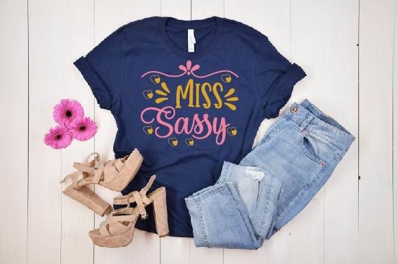 Miss Sassy Svg Graphic T-shirt Designs By selinab157