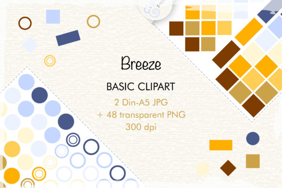 Basic Breeze Digital Clipart Graphic Illustrations By cloudpapersCP