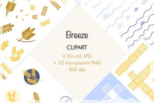 Breeze Digital Clipart Graphic Illustrations By cloudpapersCP 1