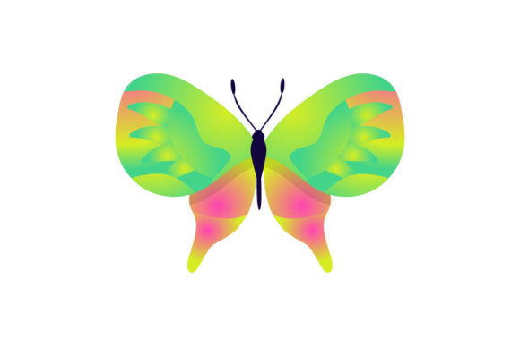 Flat Butterflies Flying Collection Graphic Illustrations By luckygenic