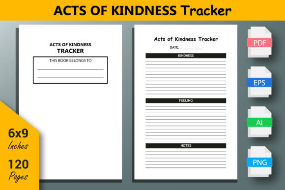 Acts of Kindness Tracker - KDP Interior Graphic KDP Interiors By KDP Unique