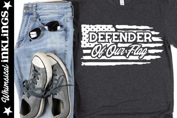 Defender of Our Flag Graphic Illustrations By Whimsical Inklings