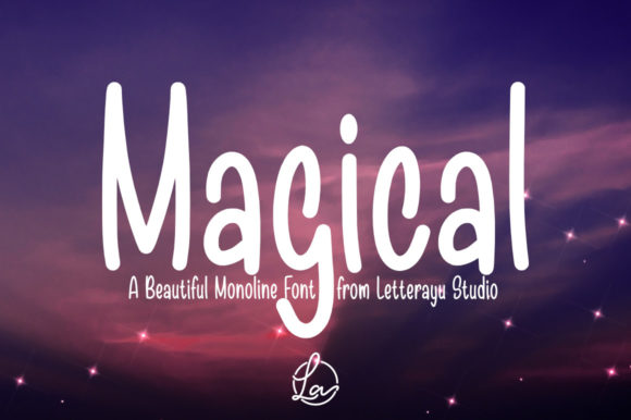 Magical Display Font By Letterayu