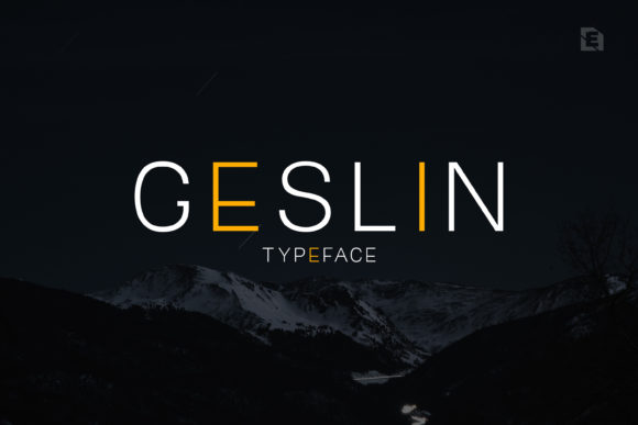 Geslin Display Font By Design Stag