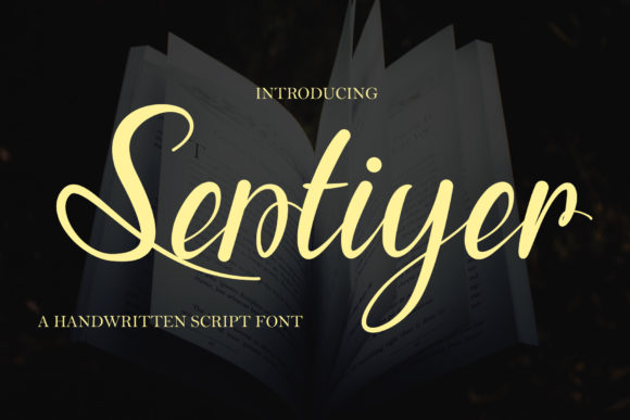 Sentiyer Script & Handwritten Font By emilly studio