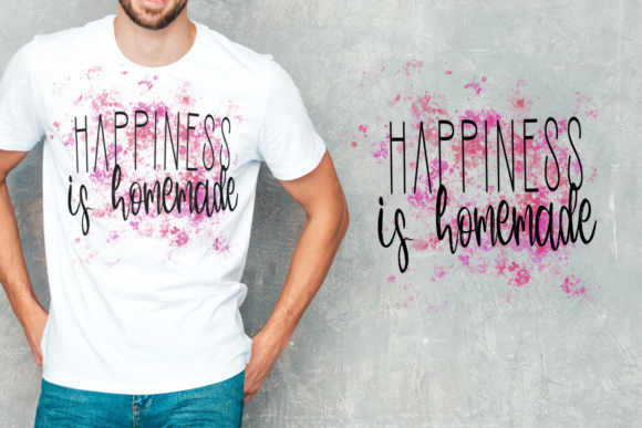 Happiness is Homemade Quotes Design PNG Graphic Crafts By Creative Zone