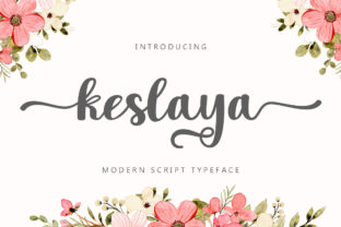 Kesleya Script & Handwritten Font By Wahib Studio 1