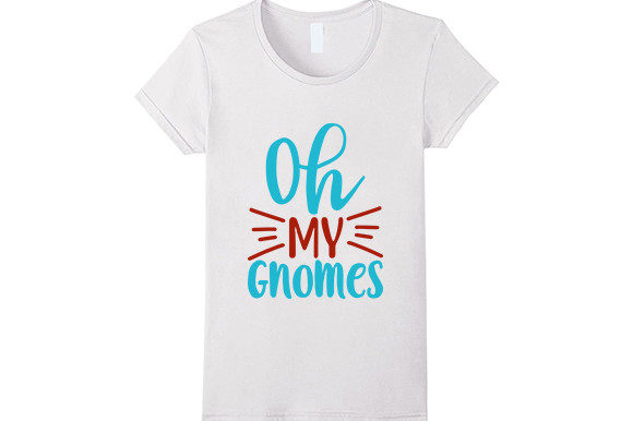 Christmas Svg Design, Oh My Gnomes Illustration Designs de T-shirts Par Sp greapic