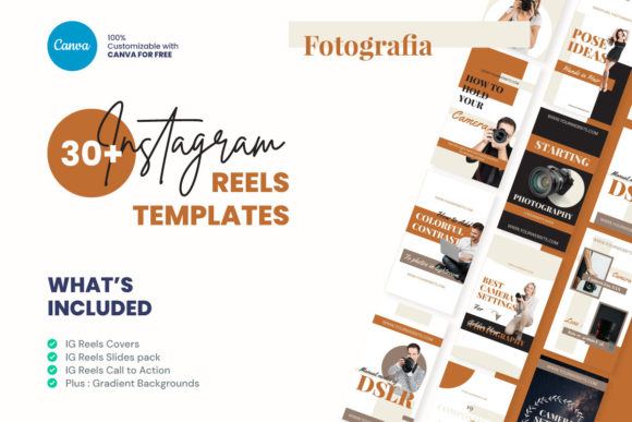 Photographer Instagram Reels Template Graphic Graphic Templates By BrandingTemplate