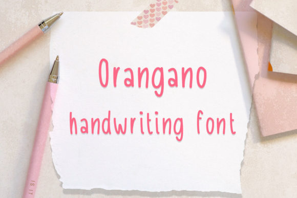 Orangano Script & Handwritten Font By Malill&Design