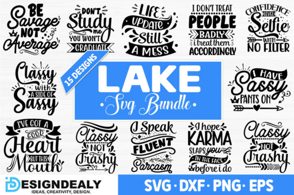 Lake SVG Bundle Graphic Crafts By Buysvgbundles