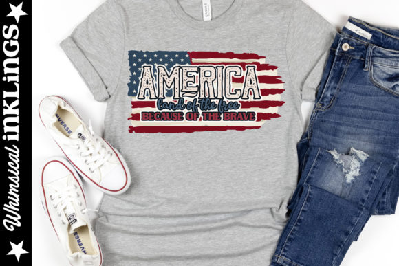 America Sublimation Graphic Illustrations By Whimsical Inklings