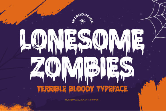 Lonesome Zombies Decorative Font By Gassstype Studio