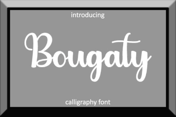 Bougaty Script & Handwritten Font By Hardiboy Design
