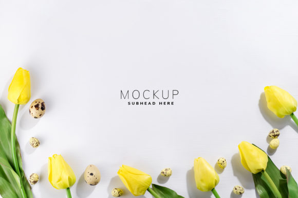 Easter Card Mockup Graphic Product Mockups By YuMyArt