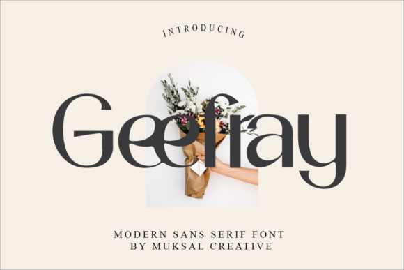 Geefray Sans Serif Font By Muksal Creative